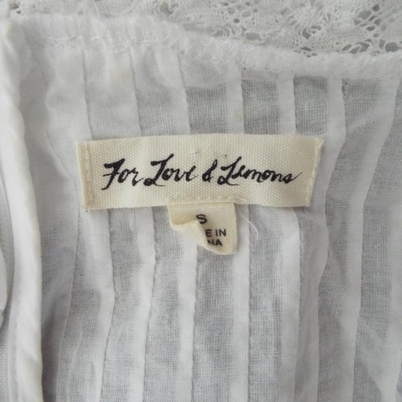 For Love & Lemons X Revolve White Pintuck Dress - Picture 2 of 6